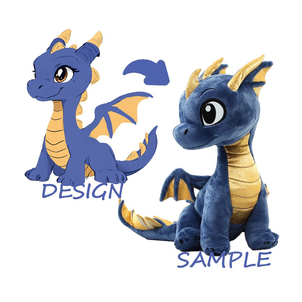 Customized dinosaur fur plush toy